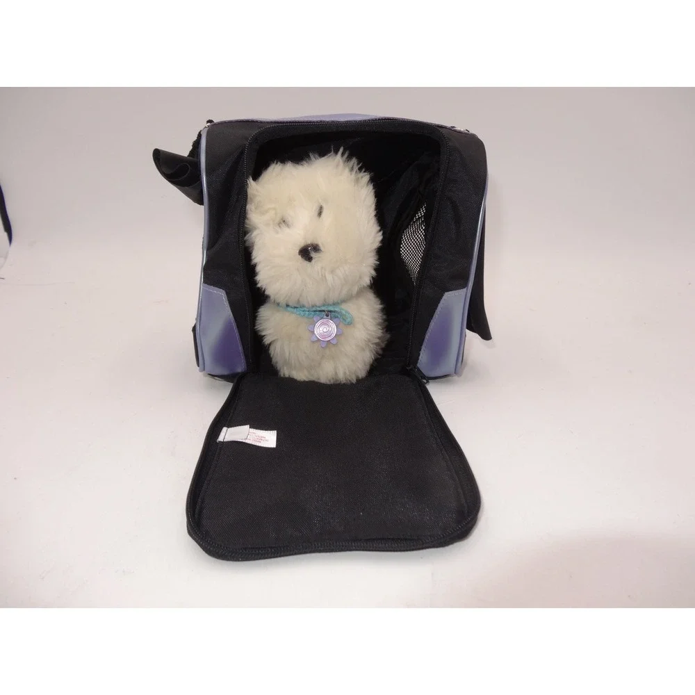 American Girl Coconut Dog Plush Carrier Jewelry and Service Vest Set